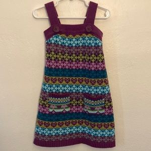 Colorful Girl’s Sweater Dress Size 6